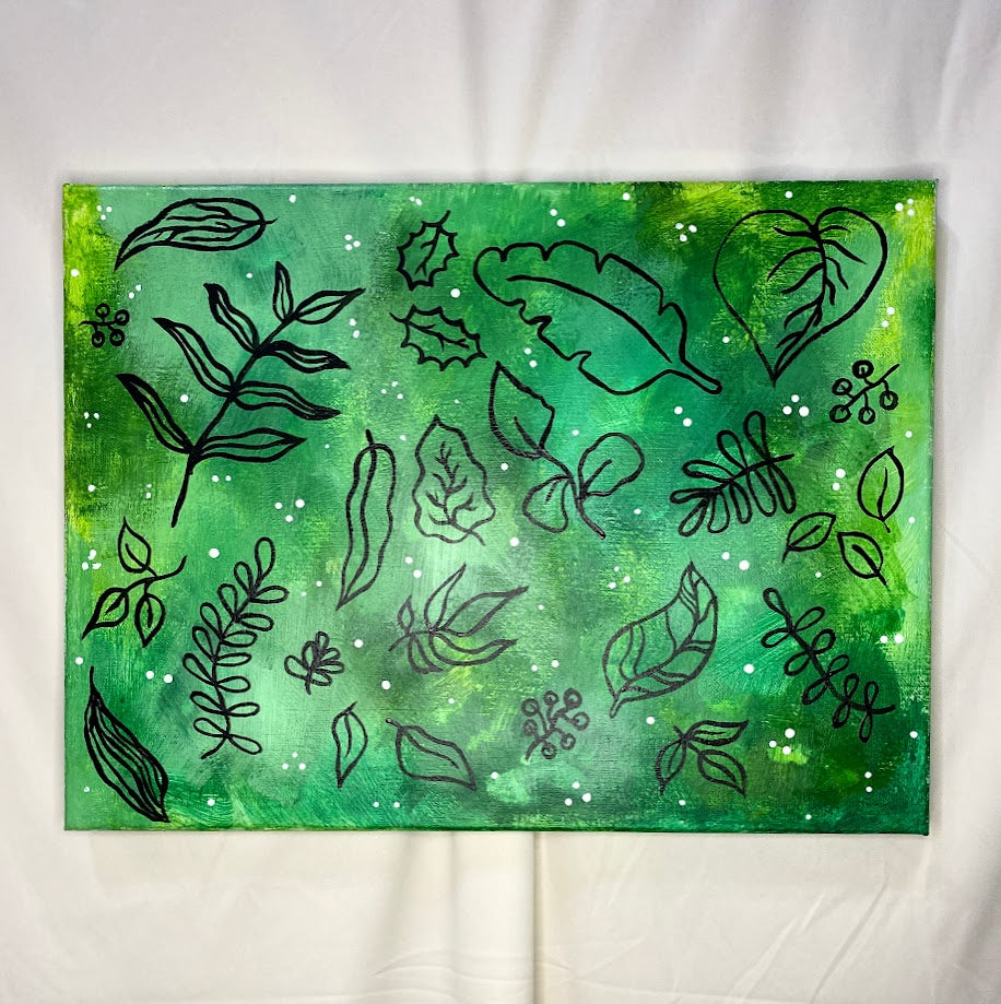 Leaves Painting