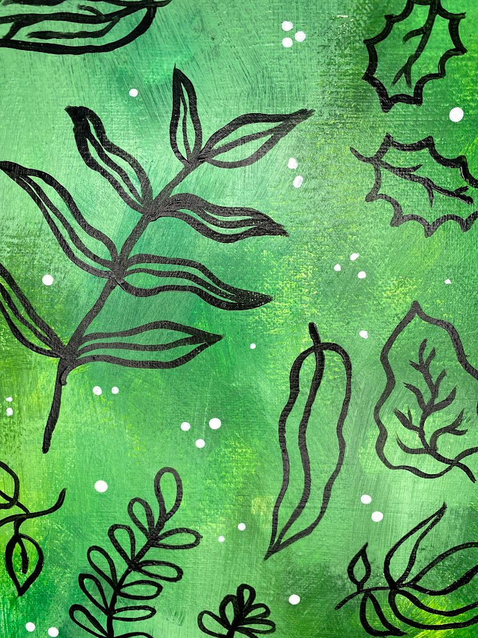 Leaves Painting