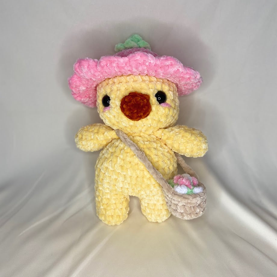 Baby Flower Duck Plush