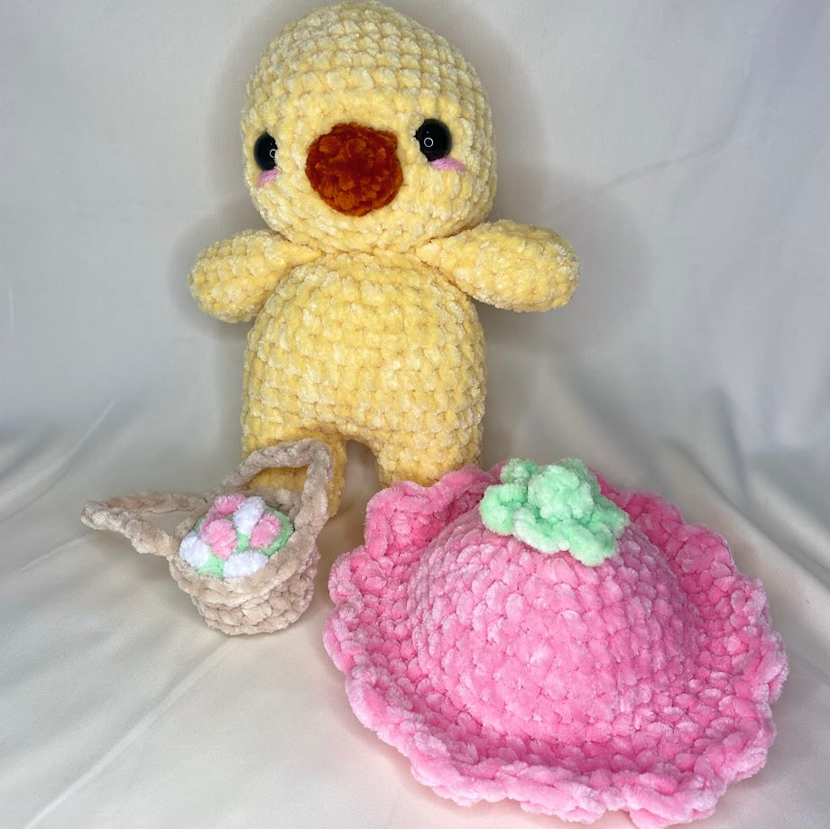 Baby Flower Duck Plush