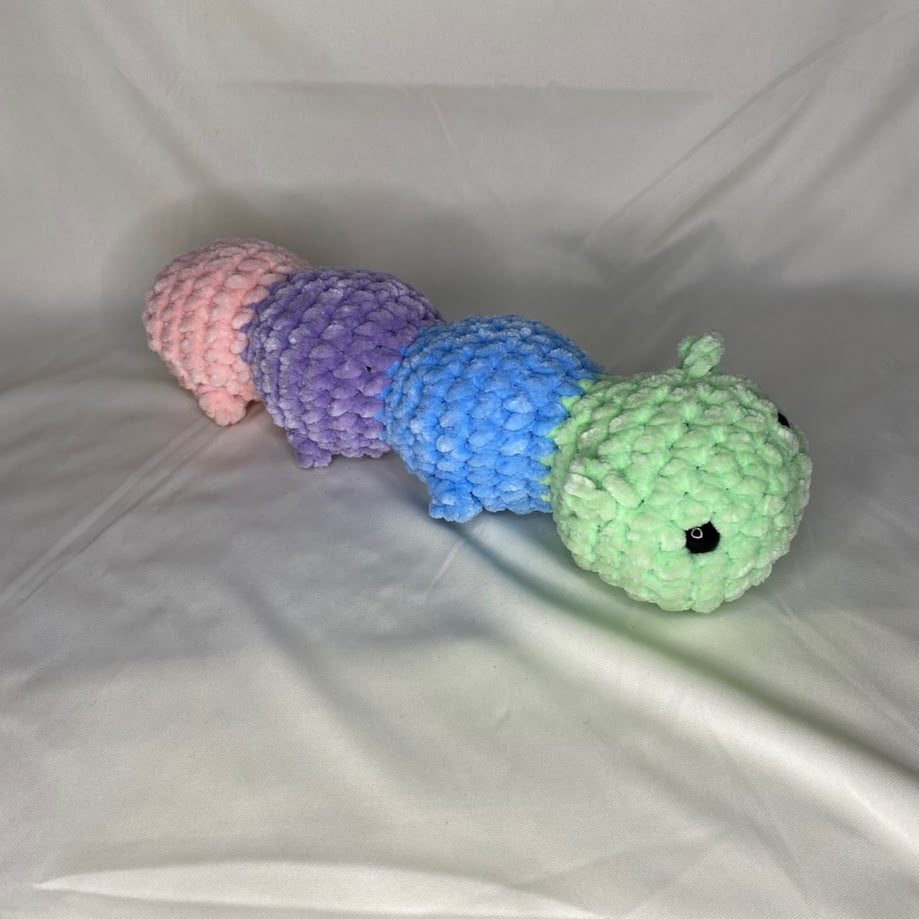 Pastel Caterpillar Plush