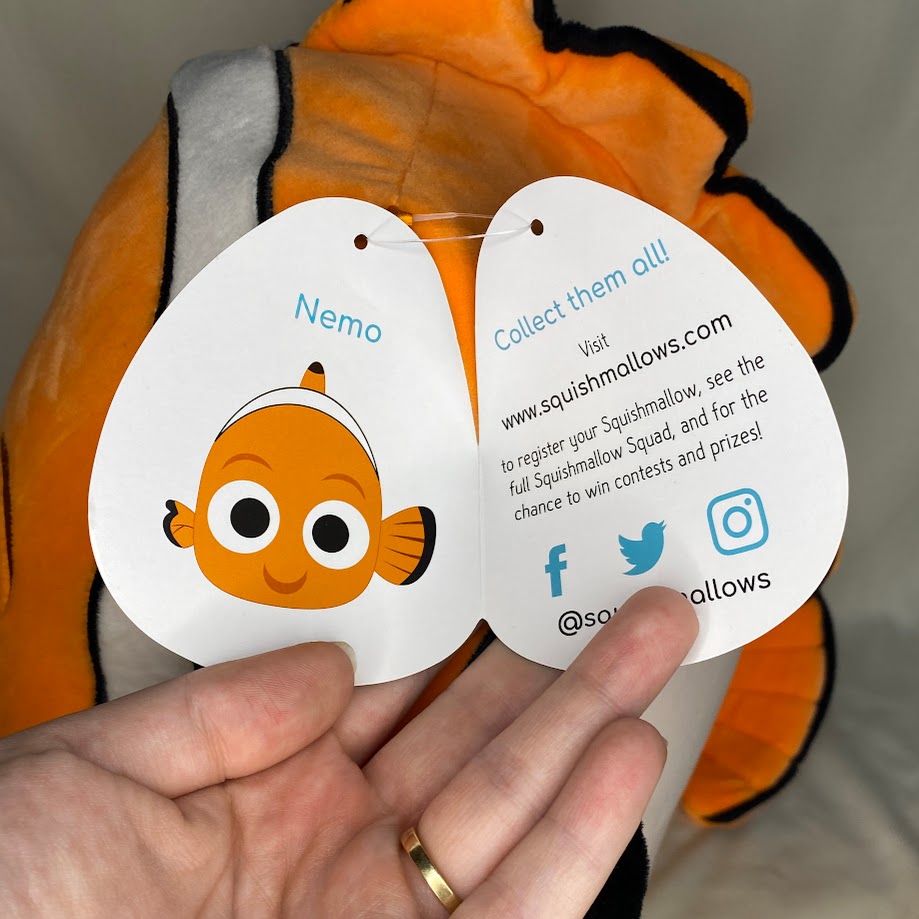 Nemo Squishmallow 12 inch with Tag
