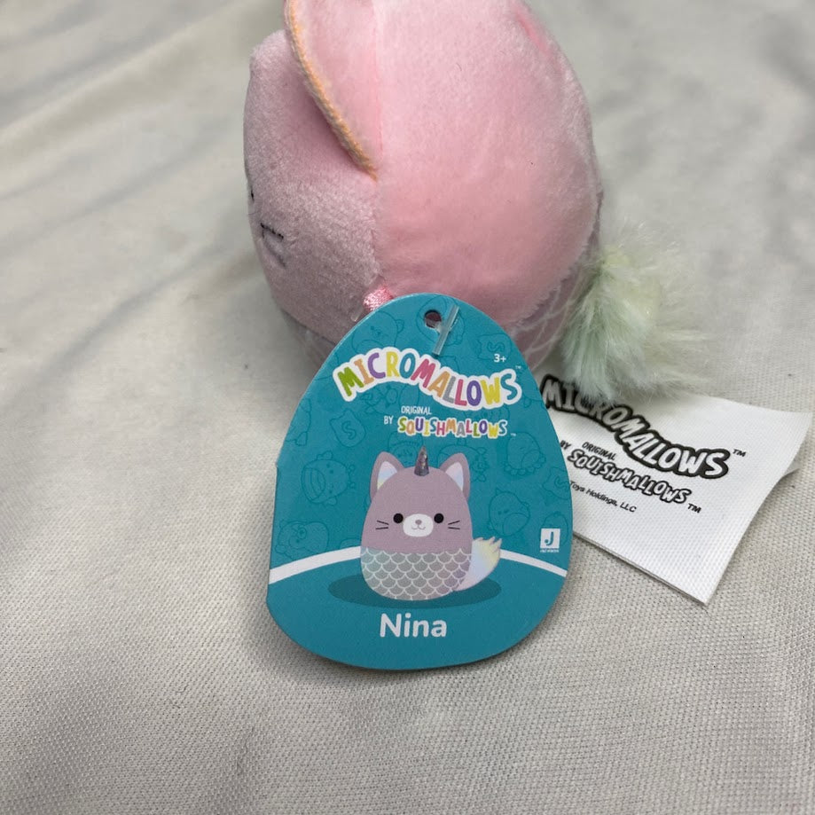 Nina Caticorn Mermaid Micromallow with Tag