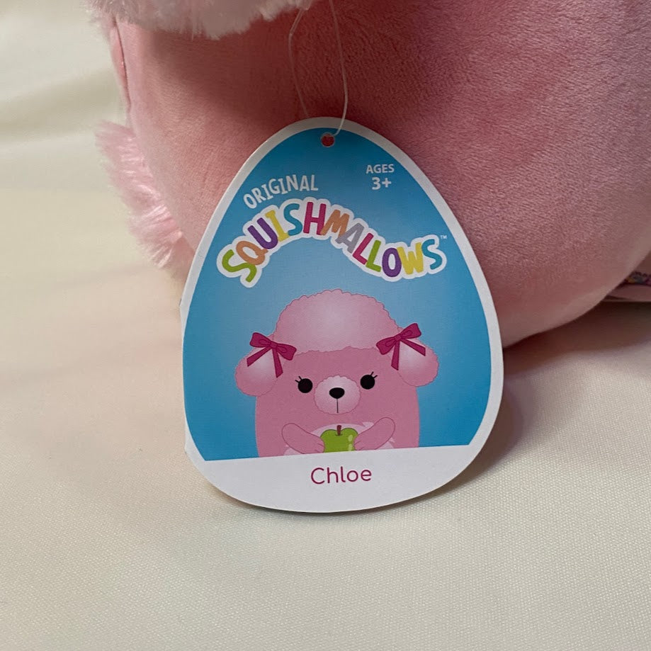 Chloe Pink Poodle Squishmallow 8" with Tag