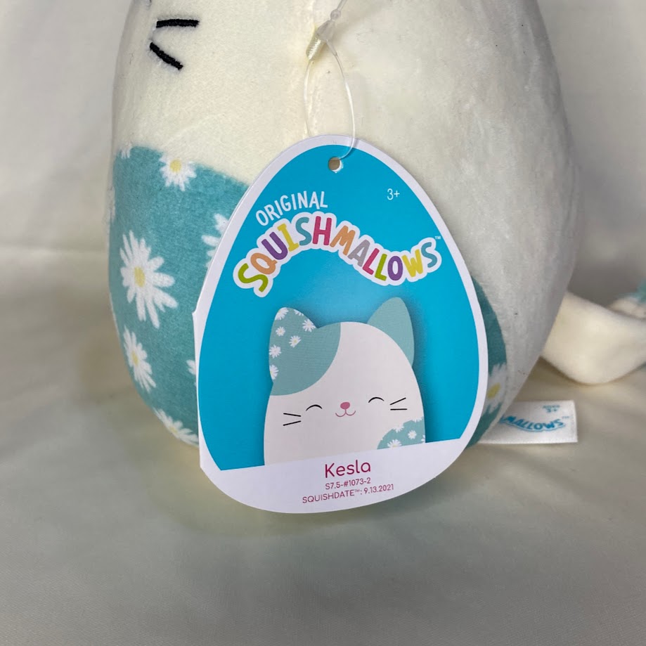 Kelsa Flower Cat 8" Squishmallow with Tag