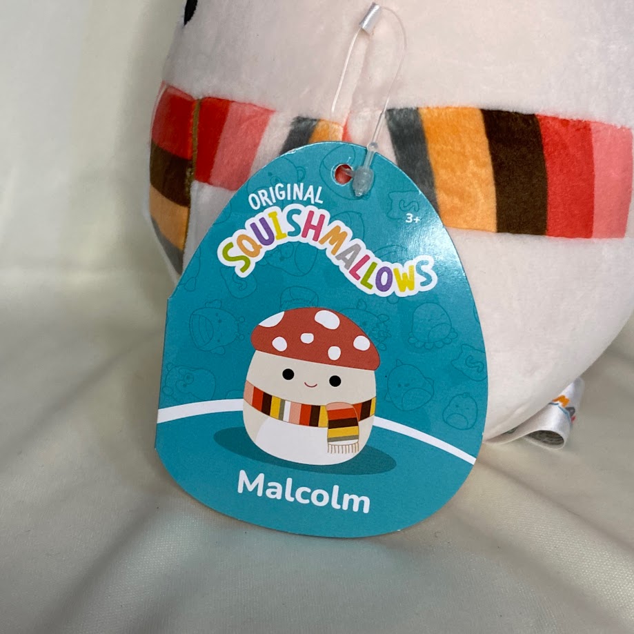 Malcolm Fall Mushroom 8" Squishmallow with Tag