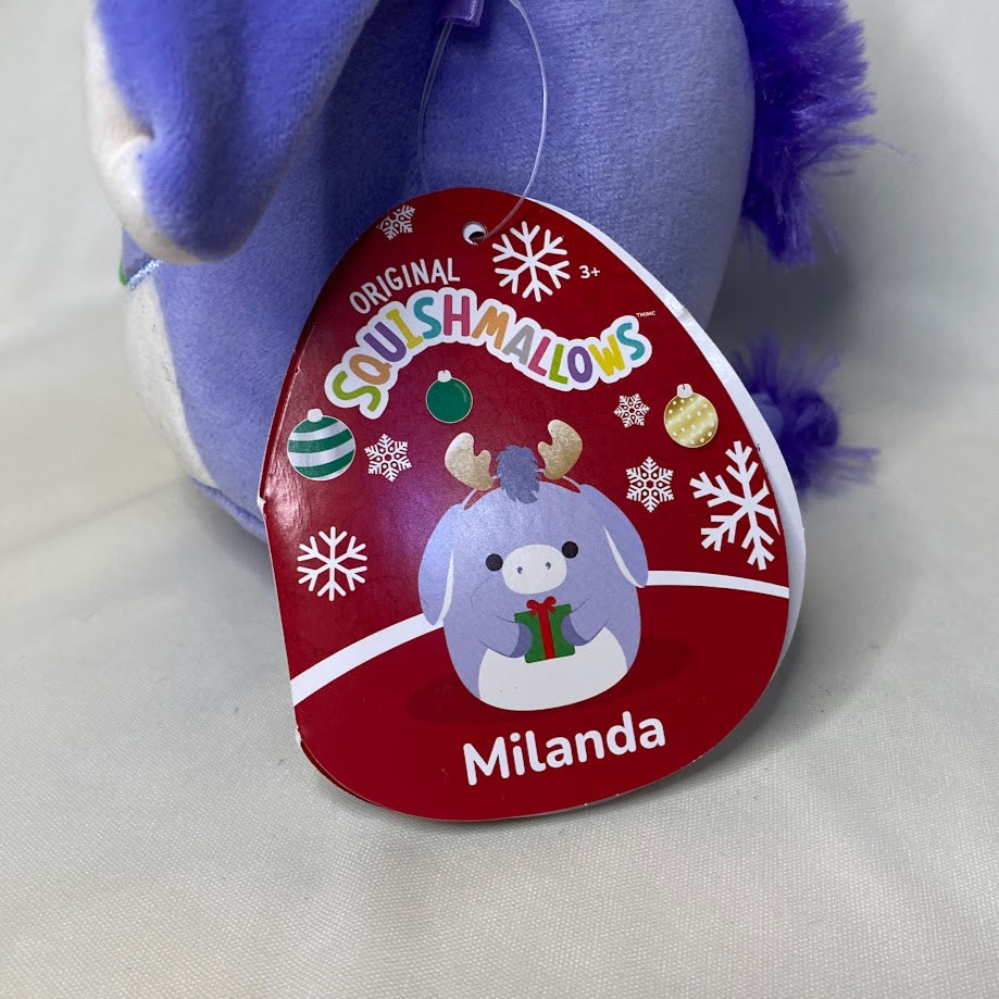 Milanda Christmas Donkey 5" Squishmallow with Tag