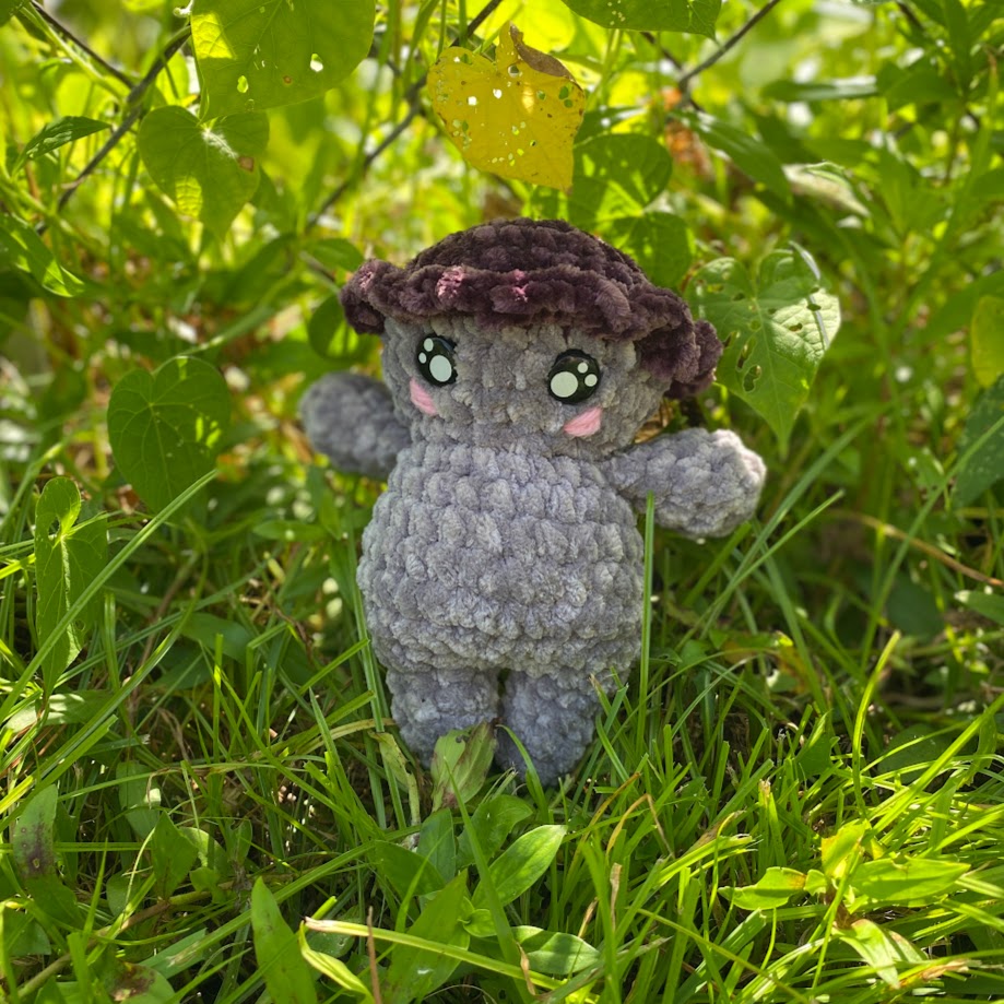 Crochet Cheeky Mushroom Plush